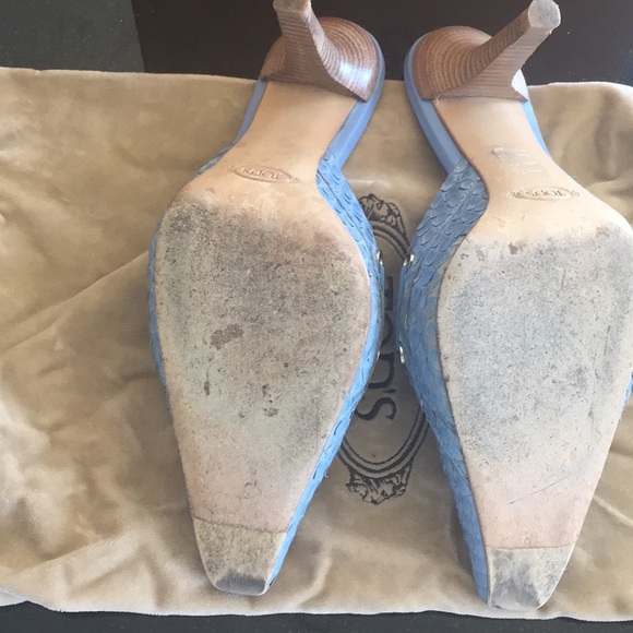 VINTAGE TOD’S BLUE MULES💝HP - Picture 7 of 8